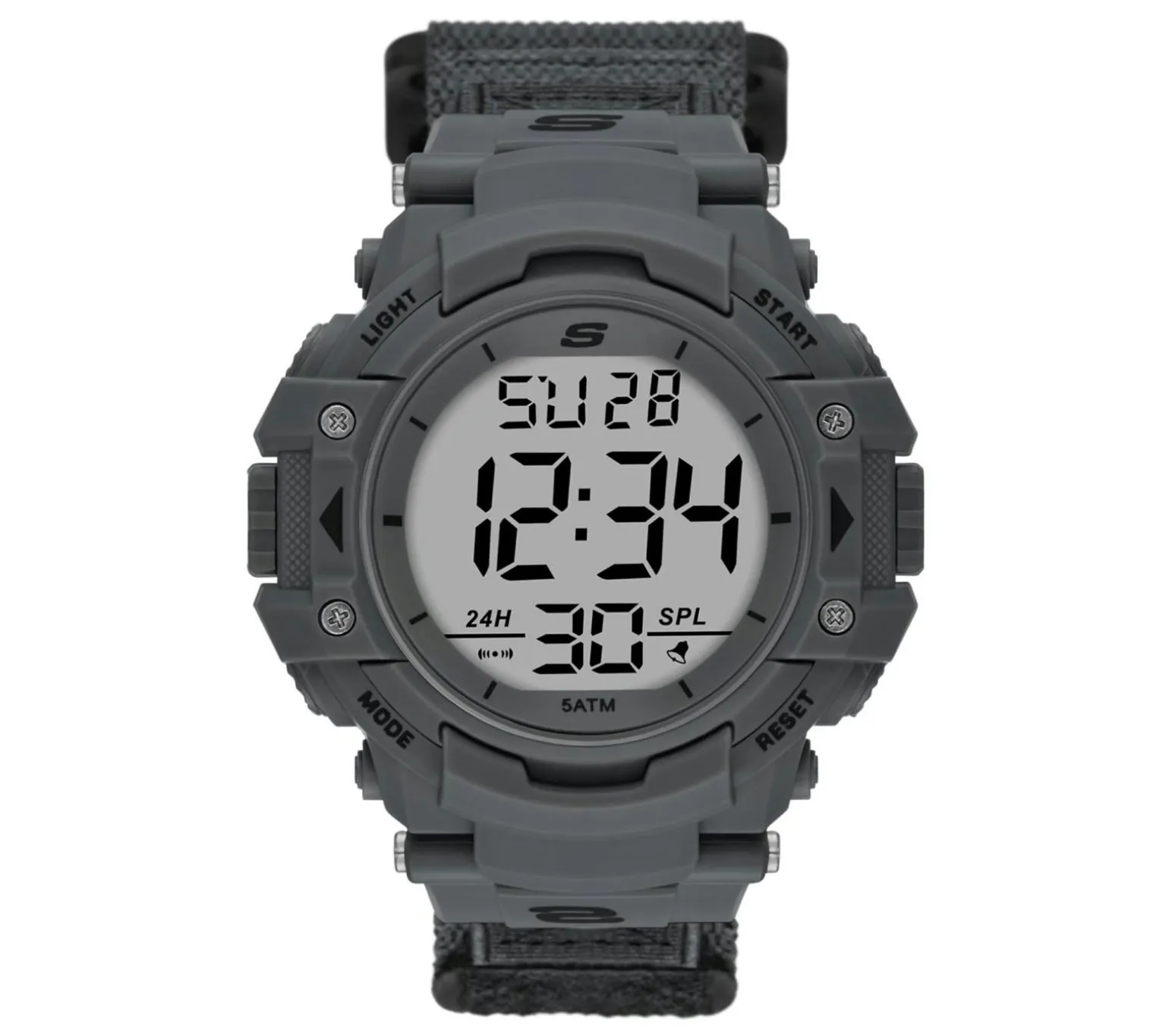 Keats Fast Wrap Digital Gray Watch