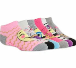 6 Pack Low Cut Emoji Ice Cream Socks