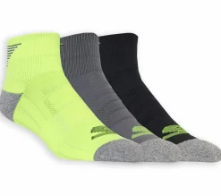 3 Pack Quarter Crew Athletic Socks